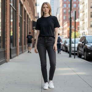 3x1 NYC Black Skinny Jeans In Cove Size 27